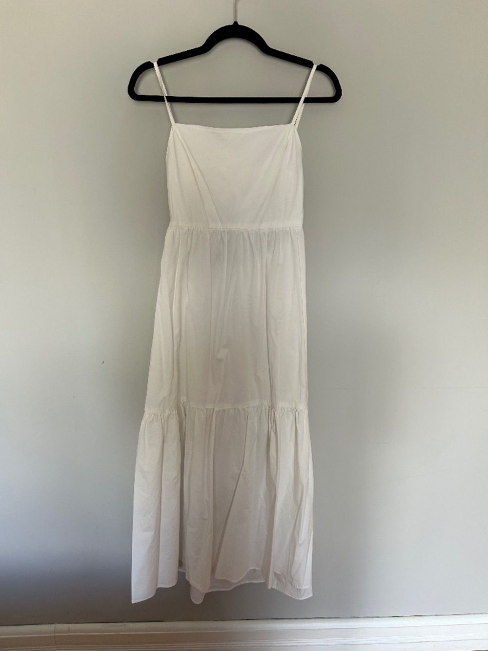 White Tiered Maxi Dress